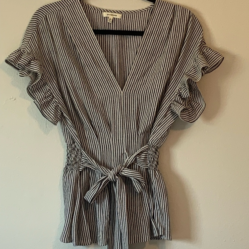 Max Studio Ruffle Top